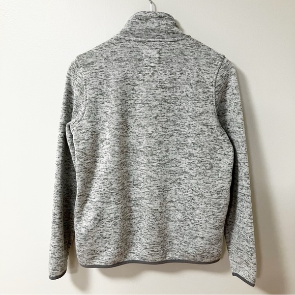 Thread & Supply | Gray Fleece Quarter Zip Pullover Normcore M - Picture 2 of 5